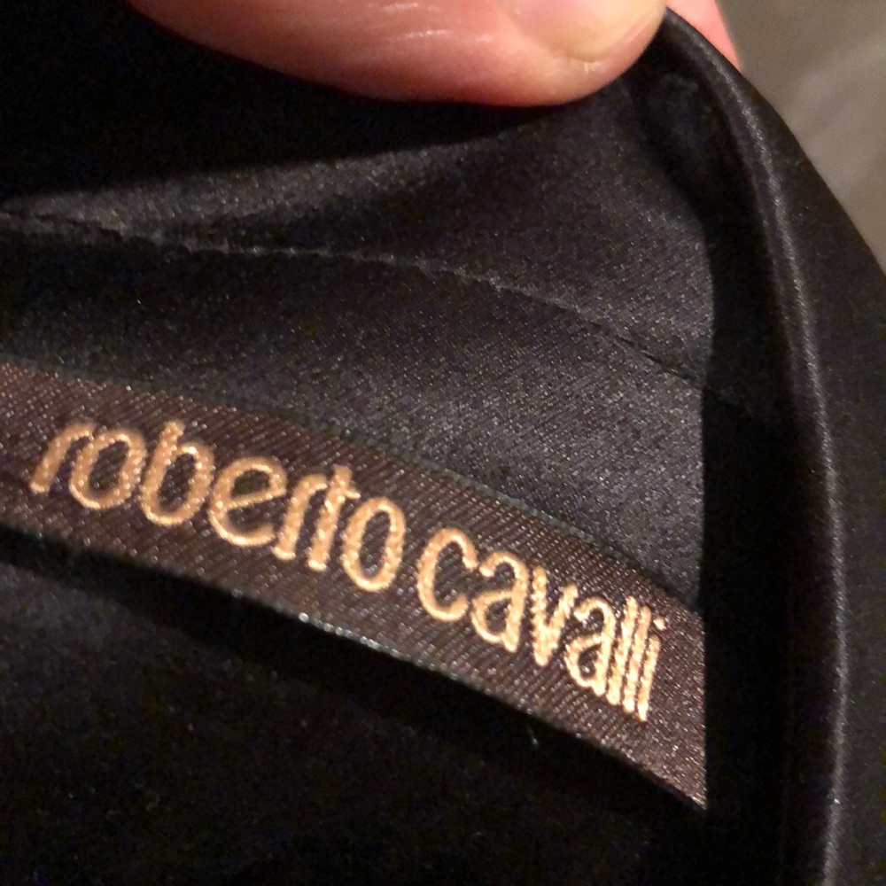 RobertoCavalli Silk Button Down